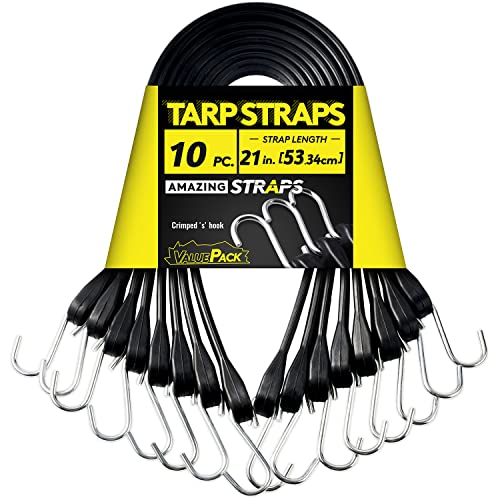 Amazing Straps rubber bungee cords 10 pack